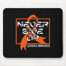 Search for never give up mousepads Awareness