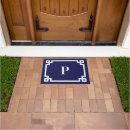 Search for greek key doormats Monogrammed