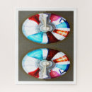 Search for art glass puzzles Blue
