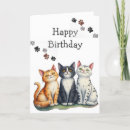 Search for funny cat thank you cards Cats