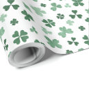 Search for st patricks day wrapping paper Clover