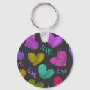 Search for scribble key rings Hearts