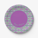 Search for purple and teal plates Modern