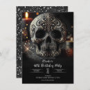 Search for gothic birthday invitations Gold