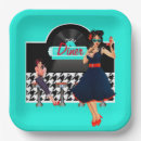 Search for retro diner plates Chequered