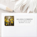 Search for yellow daffodil return address labels Easter