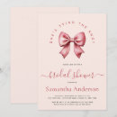 Search for red bridal shower invitations Coquette