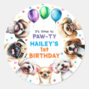 Search for birthday dog stickers Boy