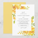 Search for yellow flower wedding invitations Elegant