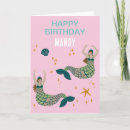 Search for mermaid birthday cards Ocean
