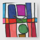 Search for hot pink and orange art Green