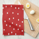 Search for red polka dot tea towels Red and white