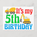 Search for excavator birthday cards Cute