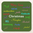 Search for christmas coasters Typography