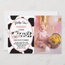 Search for cowgirl 1st birthday invitations Farm animal