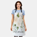 Search for flower garden design aprons For her