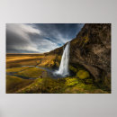 Search for iceland posters Seljalandsfoss waterfall