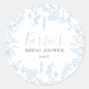 Search for blue bridal shower stickers Garden party