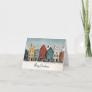 Search for snowy village christmas cards Snowfall