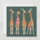 Search for funny giraffe christmas cards Festive