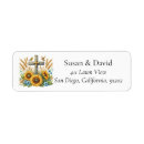 Search for christian cross return address labels Faith