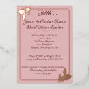 Search for surprise bridal shower invitations Pink