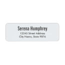 Search for modern return address labels White