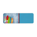 Search for surfboard return address labels Beach