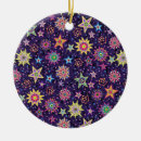 Search for starry night sky christmas tree decorations Blue