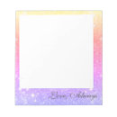 Search for pastel pink notepads Glitter