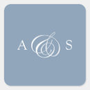 Search for traditional wedding stickers Dusty blue