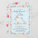 Search for swan baby shower invitations Elegant