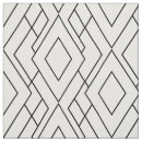 Search for black and white diamond pattern fabric Retro
