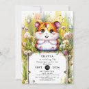 Search for hamster birthday invitations Cute