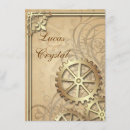 Search for steampunk wedding invitations Gold