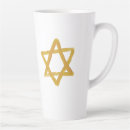 Search for star of david mugs White