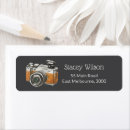 Search for photographer return address labels Black