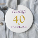 Search for jumbo birthday badges Elegant