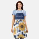 Search for sunflower kitchen aprons Botanical