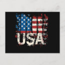 Search for retro flag postcards Usa