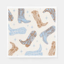 Search for cowboy boots napkins Western birthday
