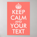 Search for keep calm text posters Design