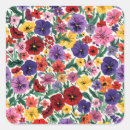 Search for colorful flowers stickers Bright