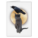 Search for full moon halloween cards Cat