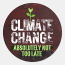 Search for climate change stickers Save the planet