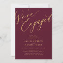 Search for burgundy and gold invitations Script