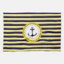 Search for navy blue yellow tea towels Stripes
