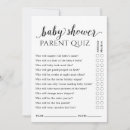Search for baby shower quiz Black and white