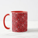 Search for background pattern mugs Red
