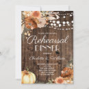 Search for pumpkin rehearsal dinner invitations Boho
